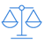 drawing of money scales